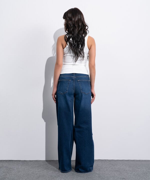 High Rise Wide Leg Jeans