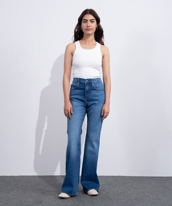 High Rise Bootcut Jeans