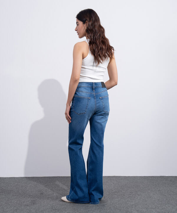 High Rise Bootcut Jeans