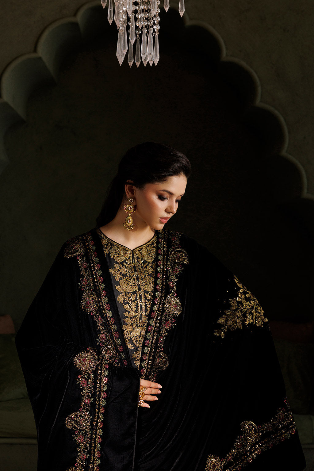IV-80 Embroidered Sheesha Silk
