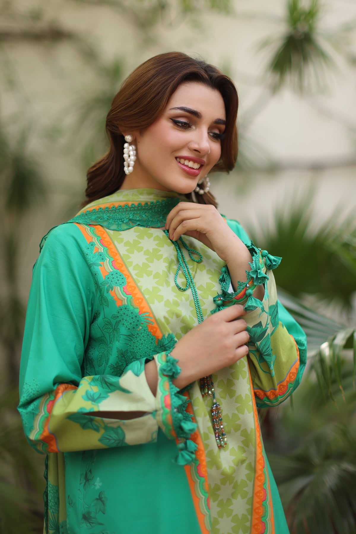 3-PC Unstitched Embroidered Lawn Collection  AN6-05