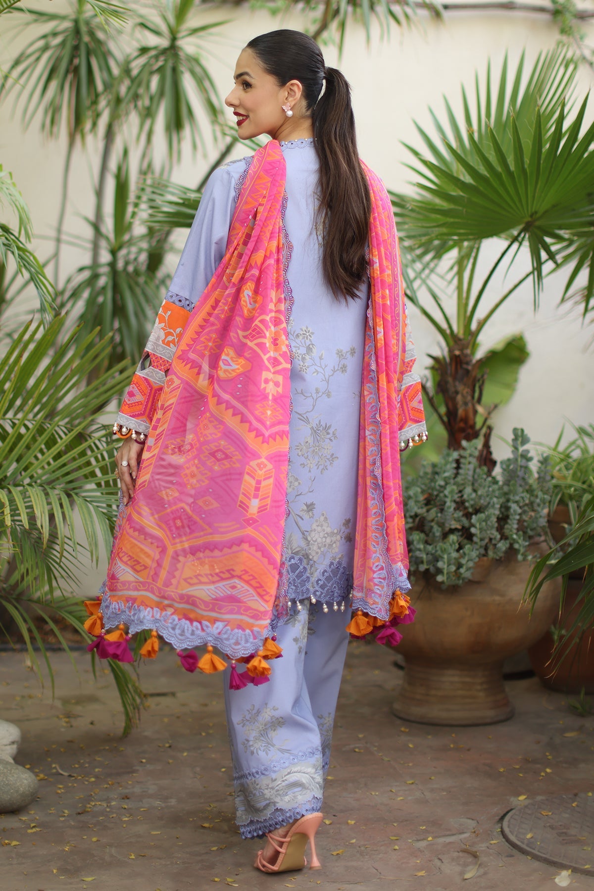 3-PC Unstitched Embroidered Lawn Collection  AN6-07