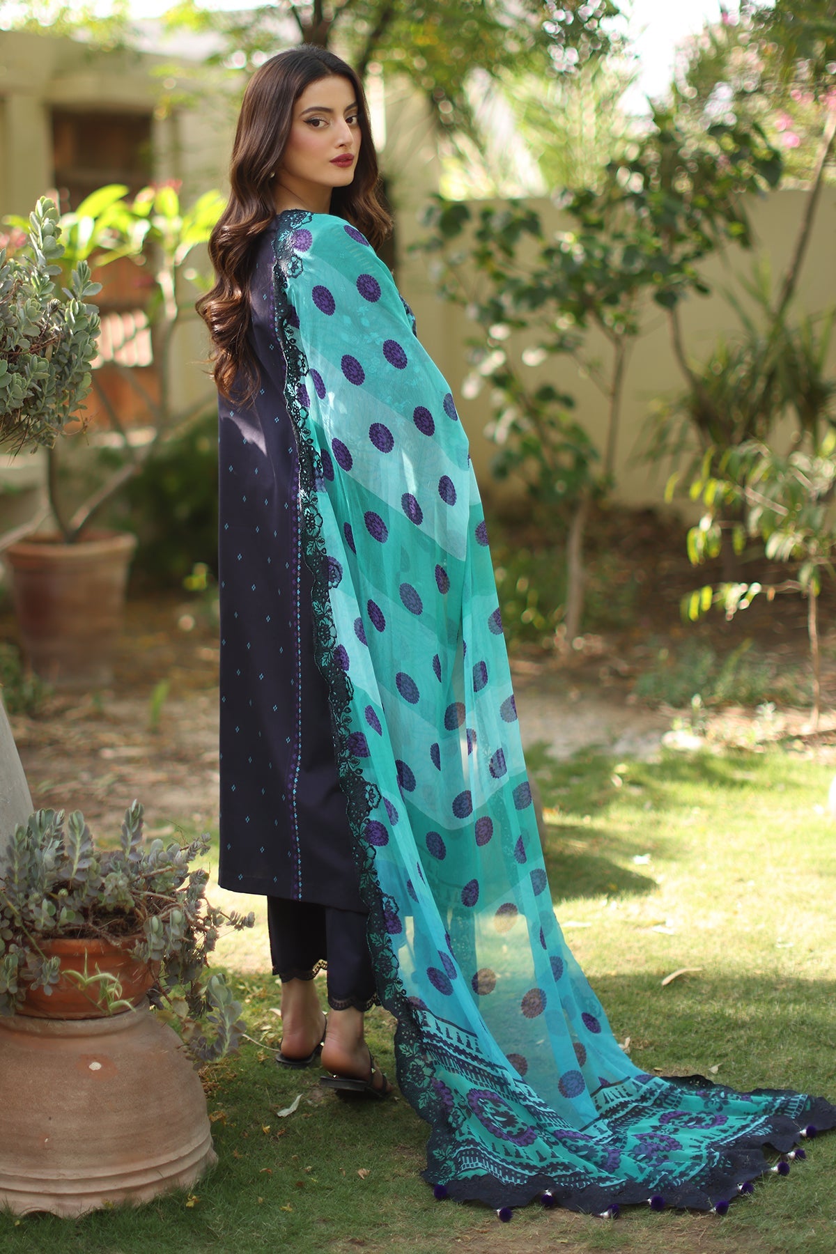 3-PC Unstitched Embroidered Lawn Collection CC6-001