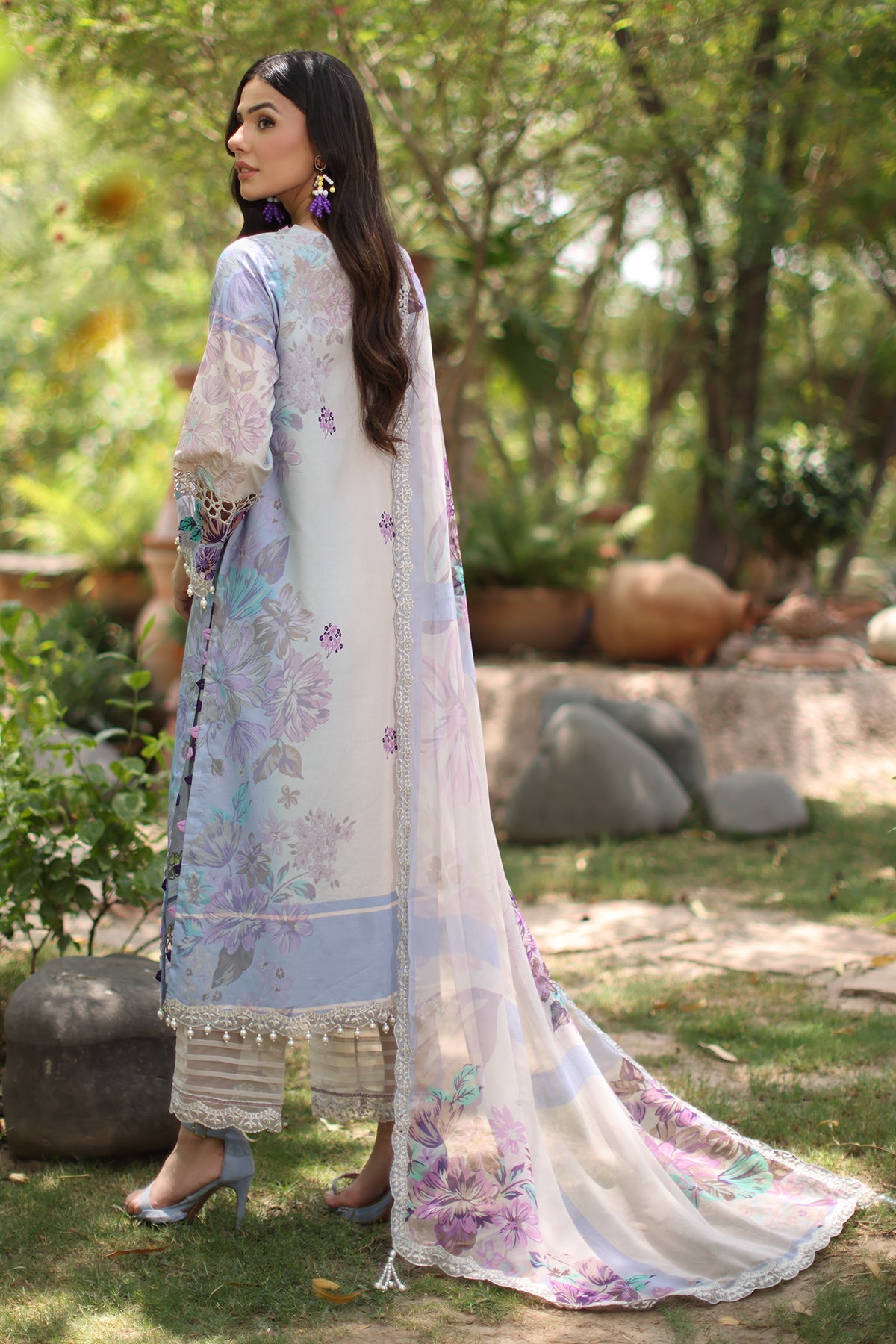 3-PC Unstitched Embroidered Lawn CH6-22
