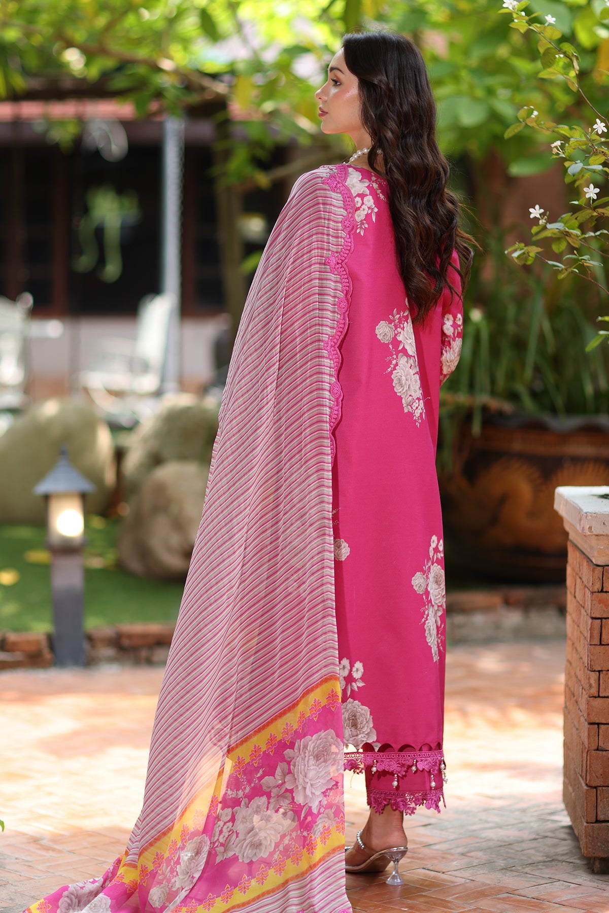 3-PC Unstitched Embroidered Lawn Collection RM6-01