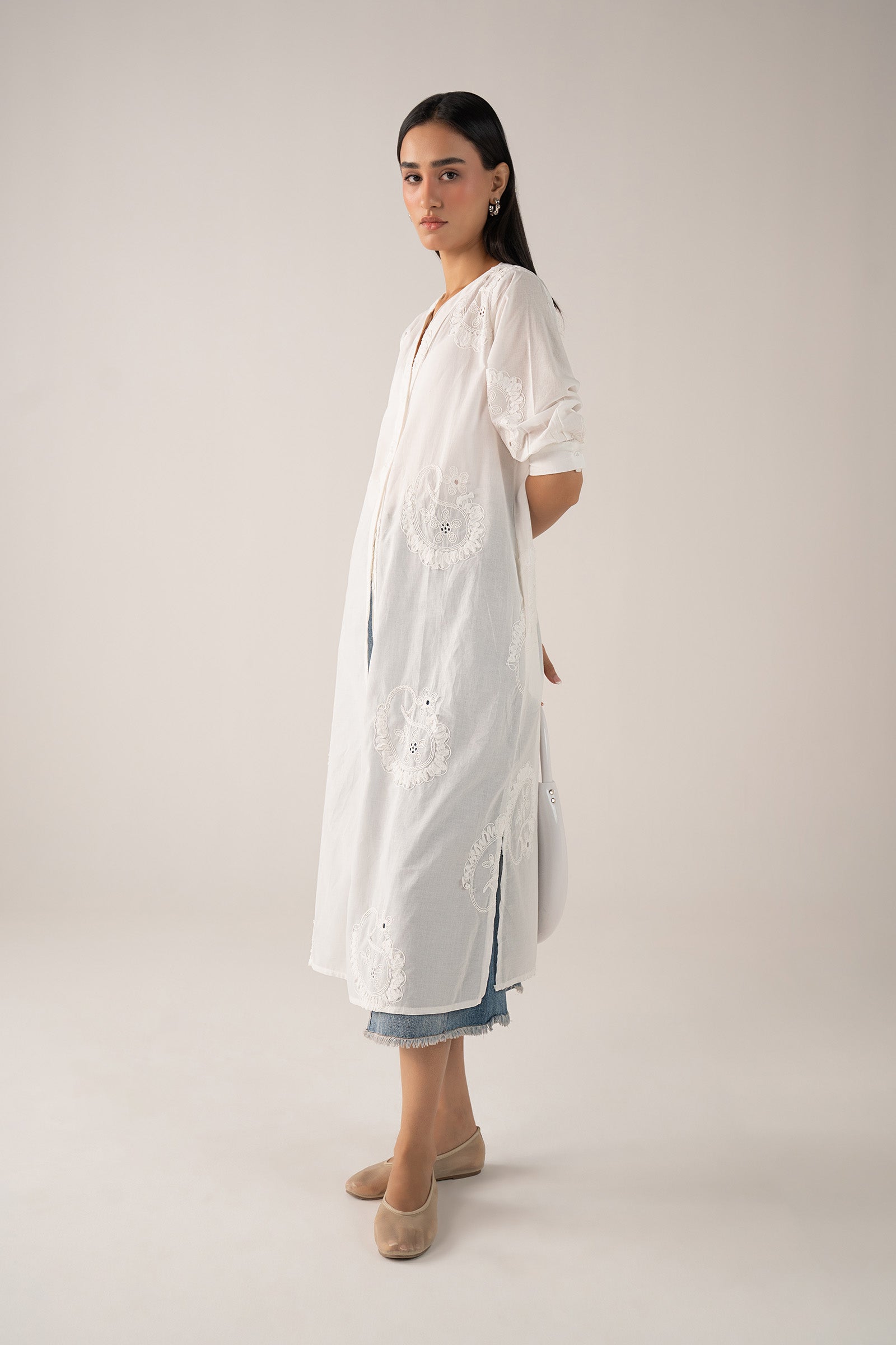 Embroidered Cotton Dress