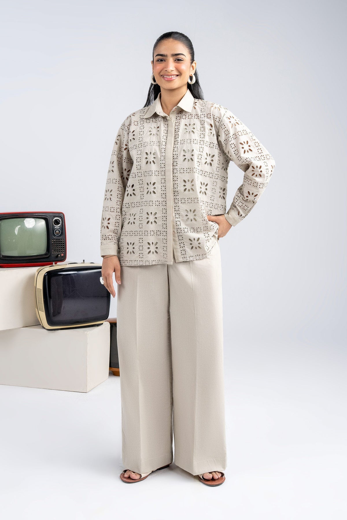 Schiffli Co-Ord Set