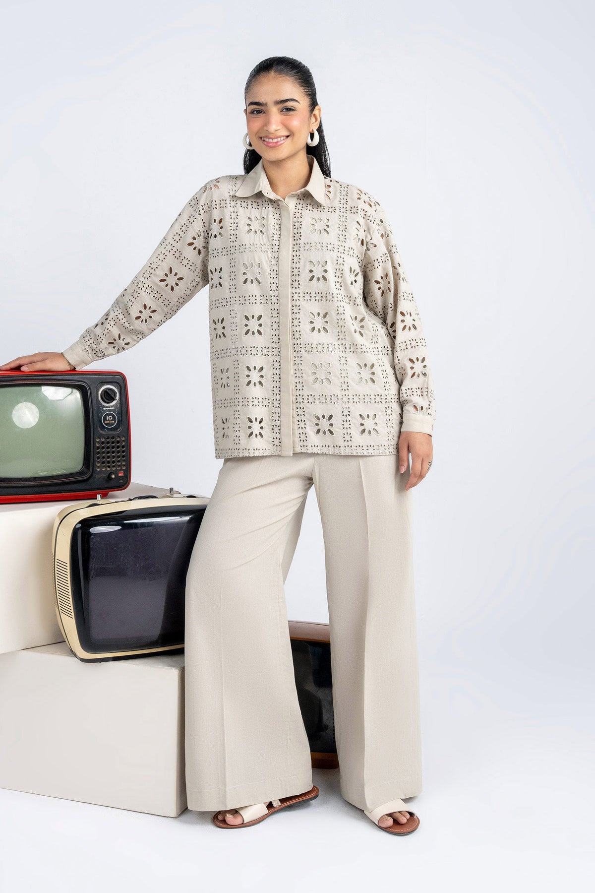 Schiffli Co-Ord Set