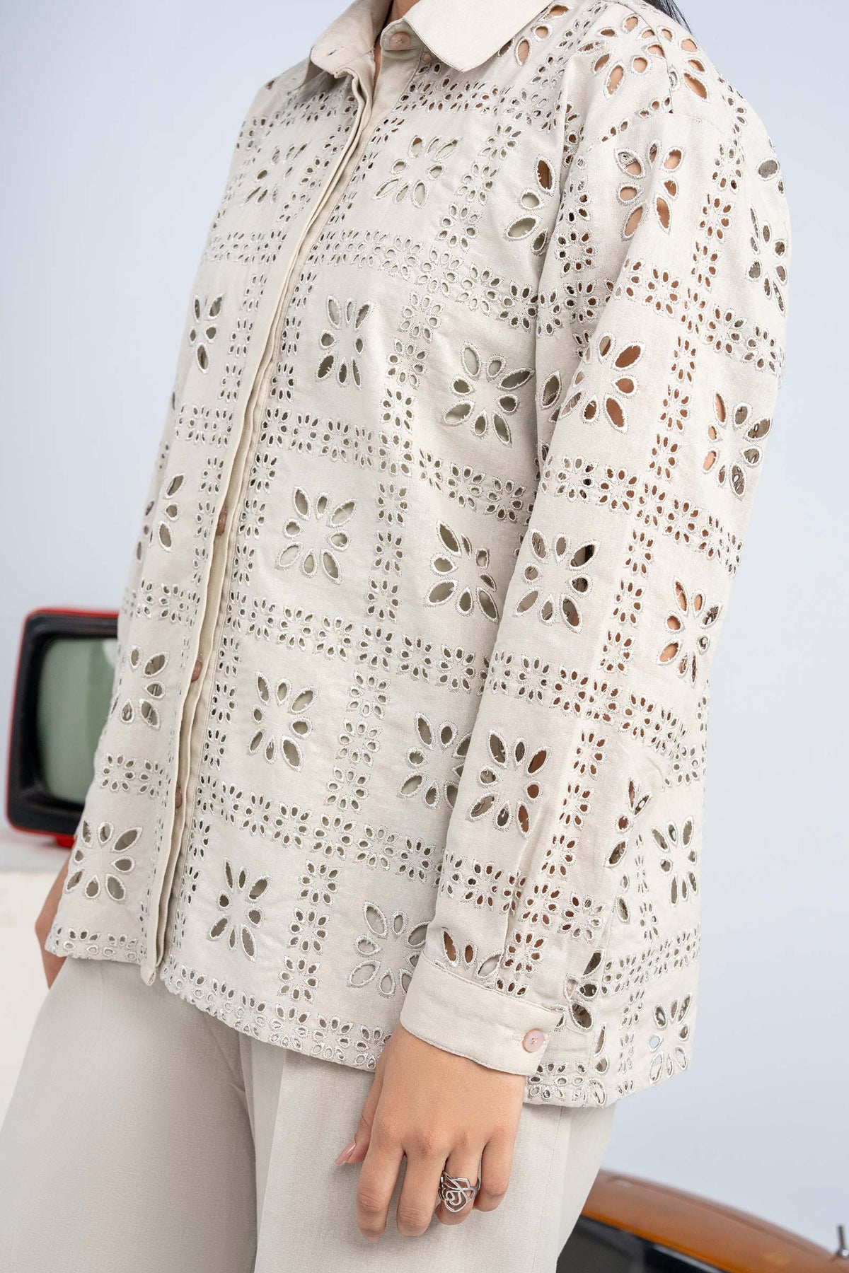 Schiffli Co-Ord Set