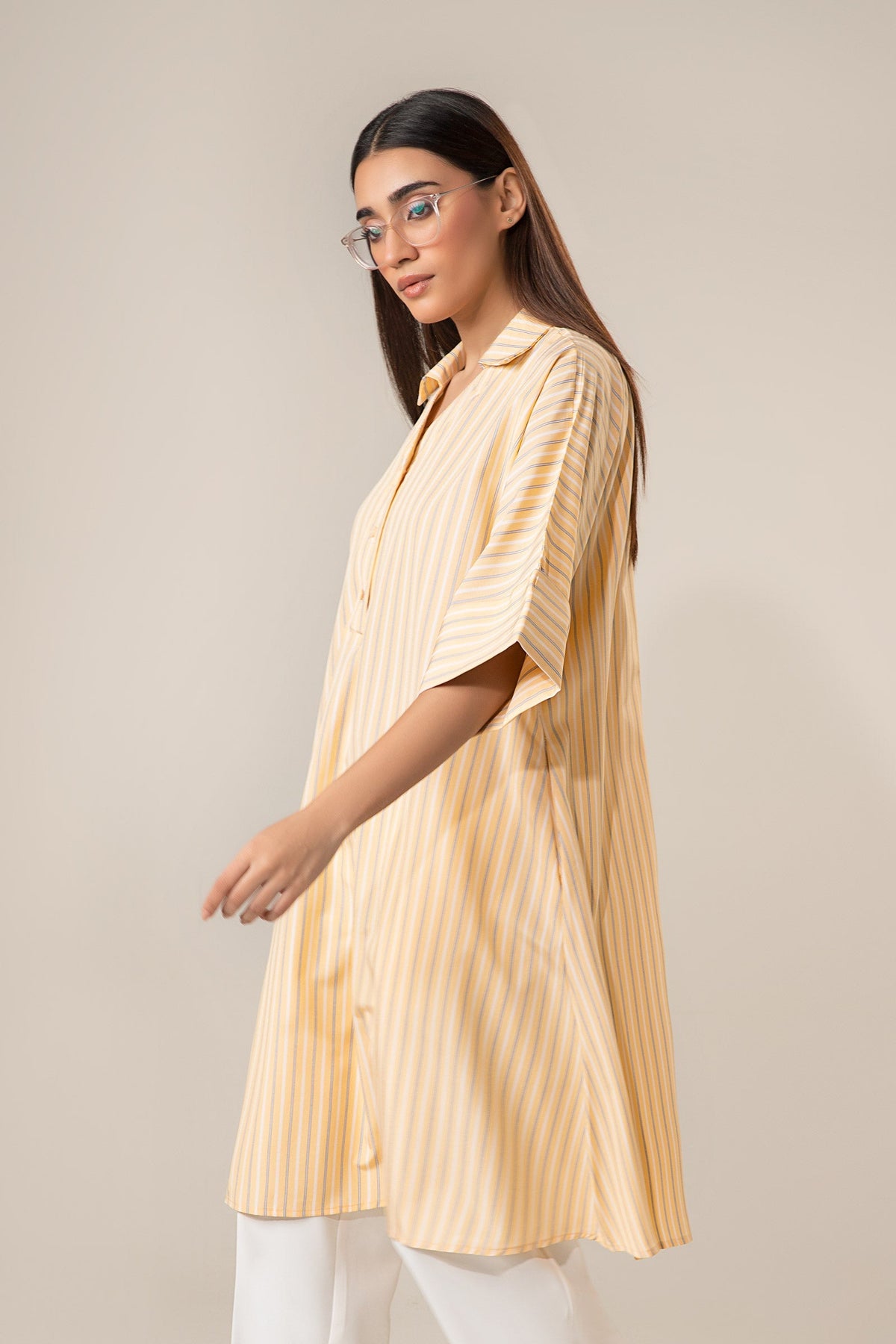 Belt Striped Tunic