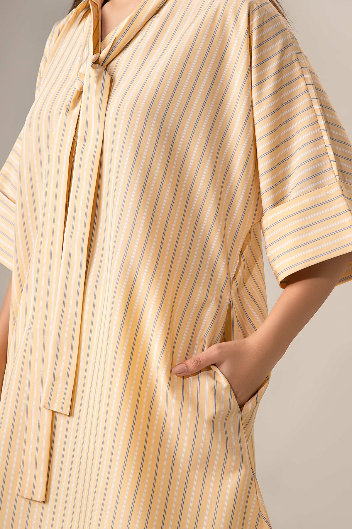 Belt Striped Tunic