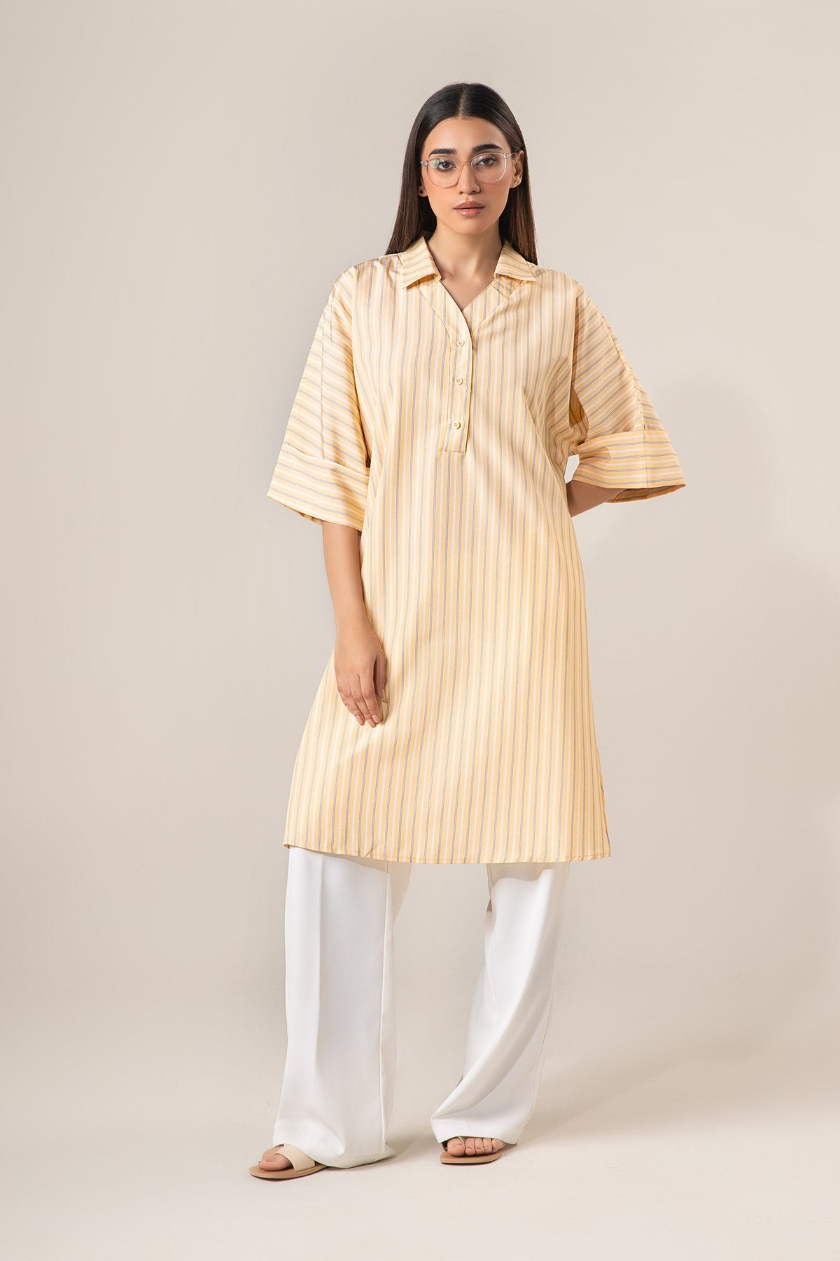 Belt Striped Tunic