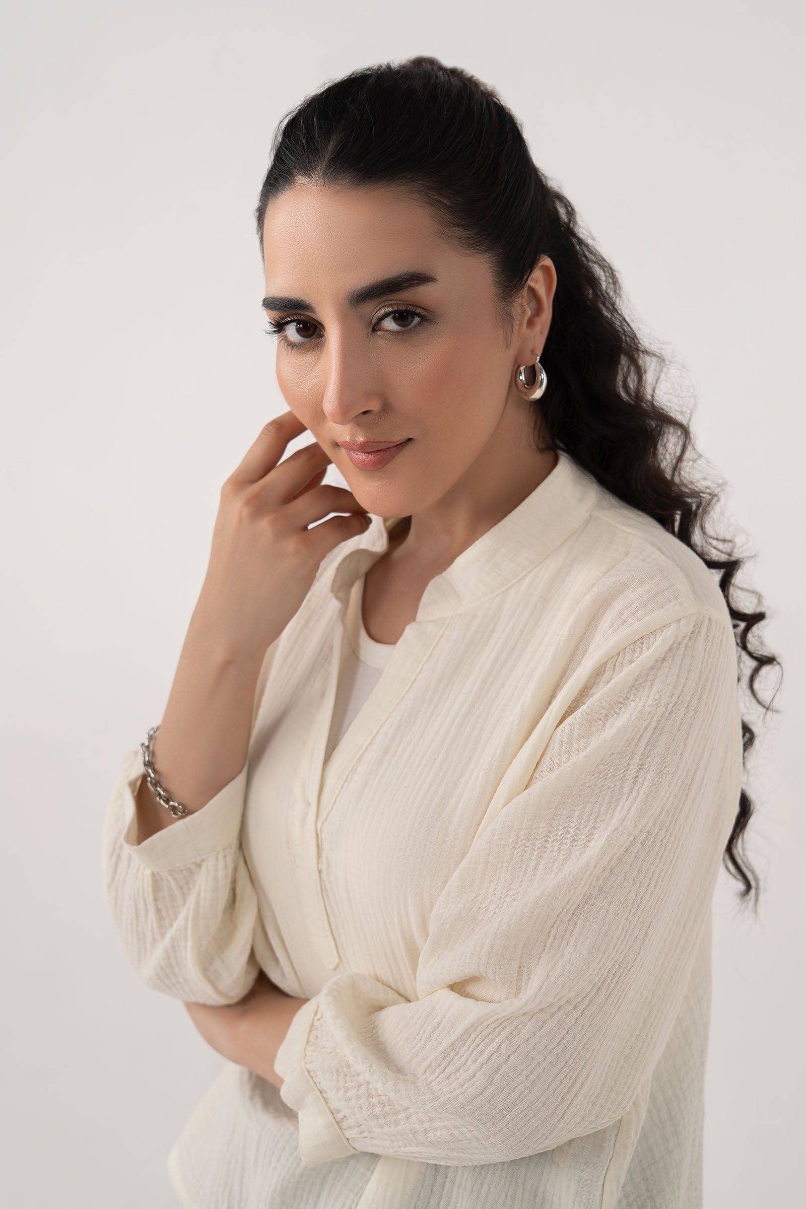 Muslin Buttoned Top