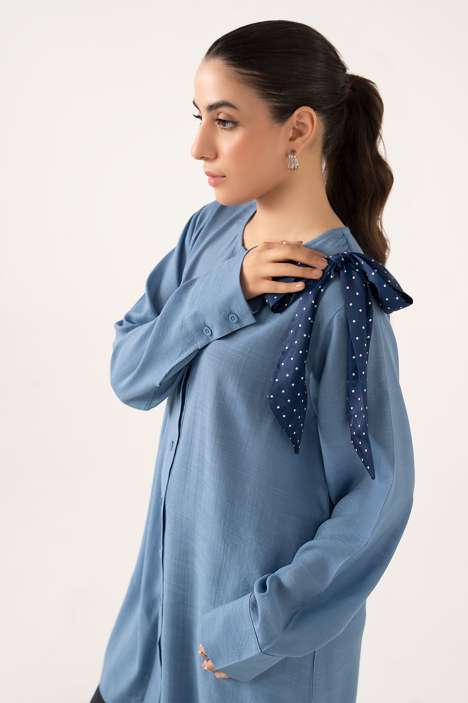Long Buttoned Top