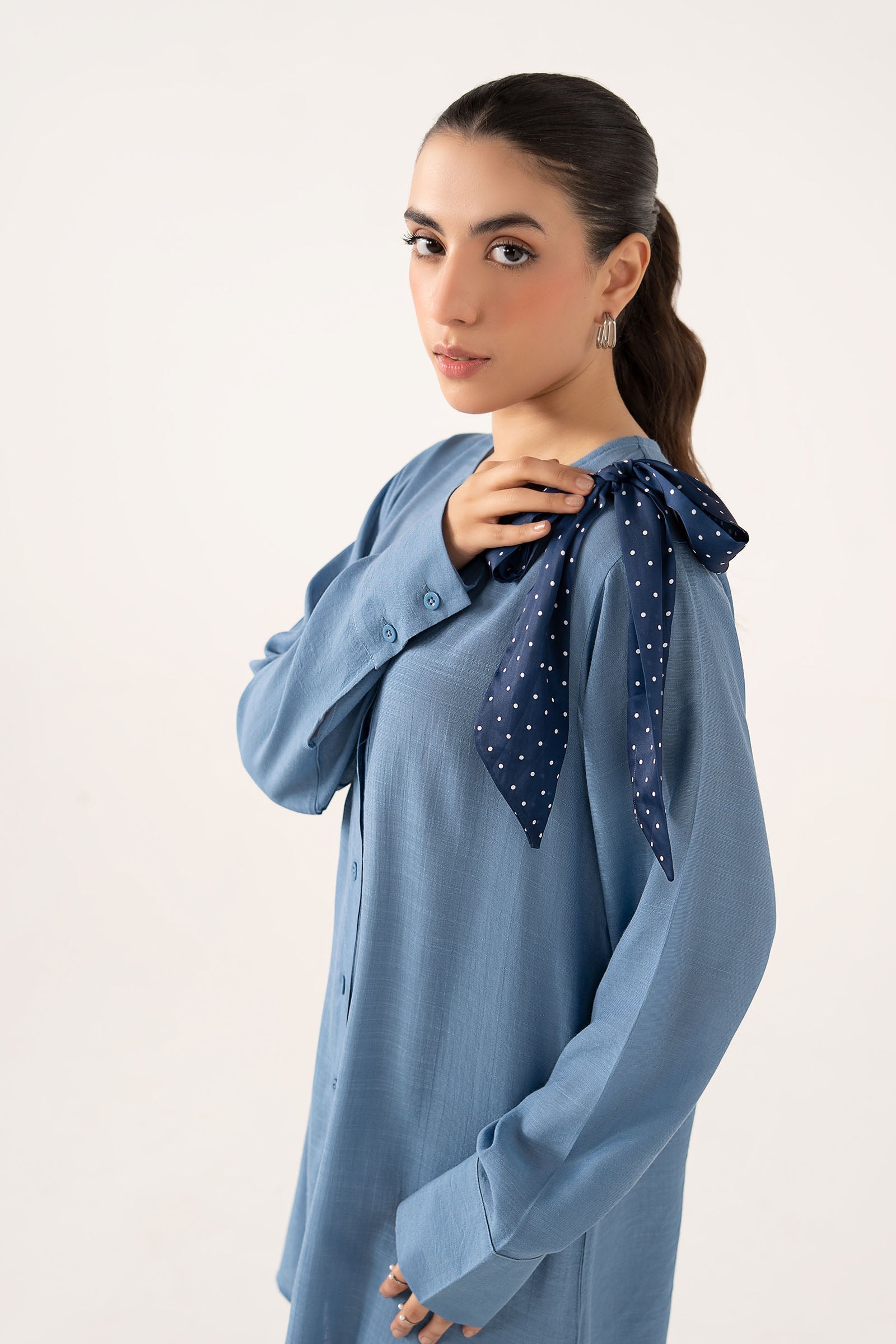 Long Buttoned Top