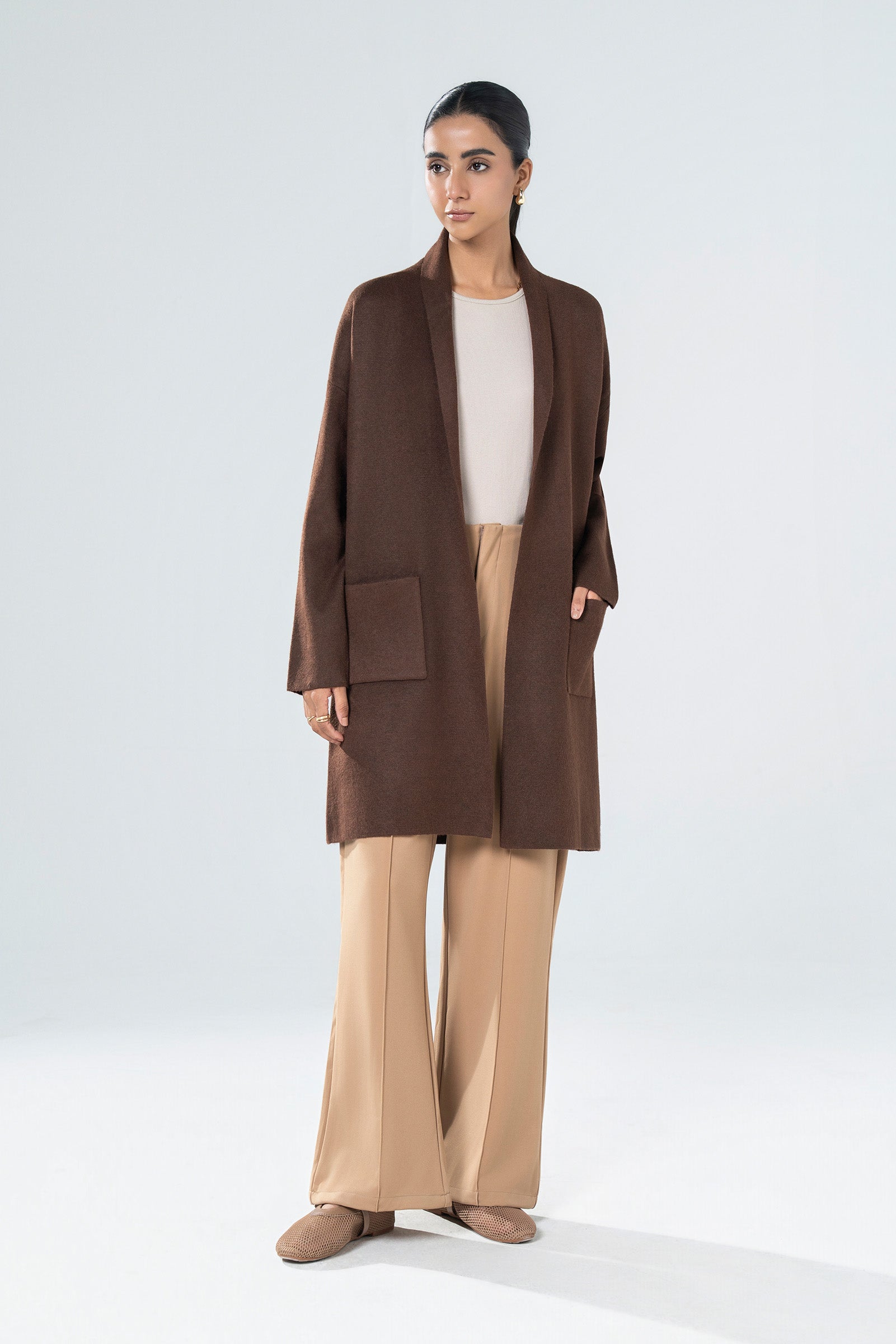 Knitted Shawl Cardigan