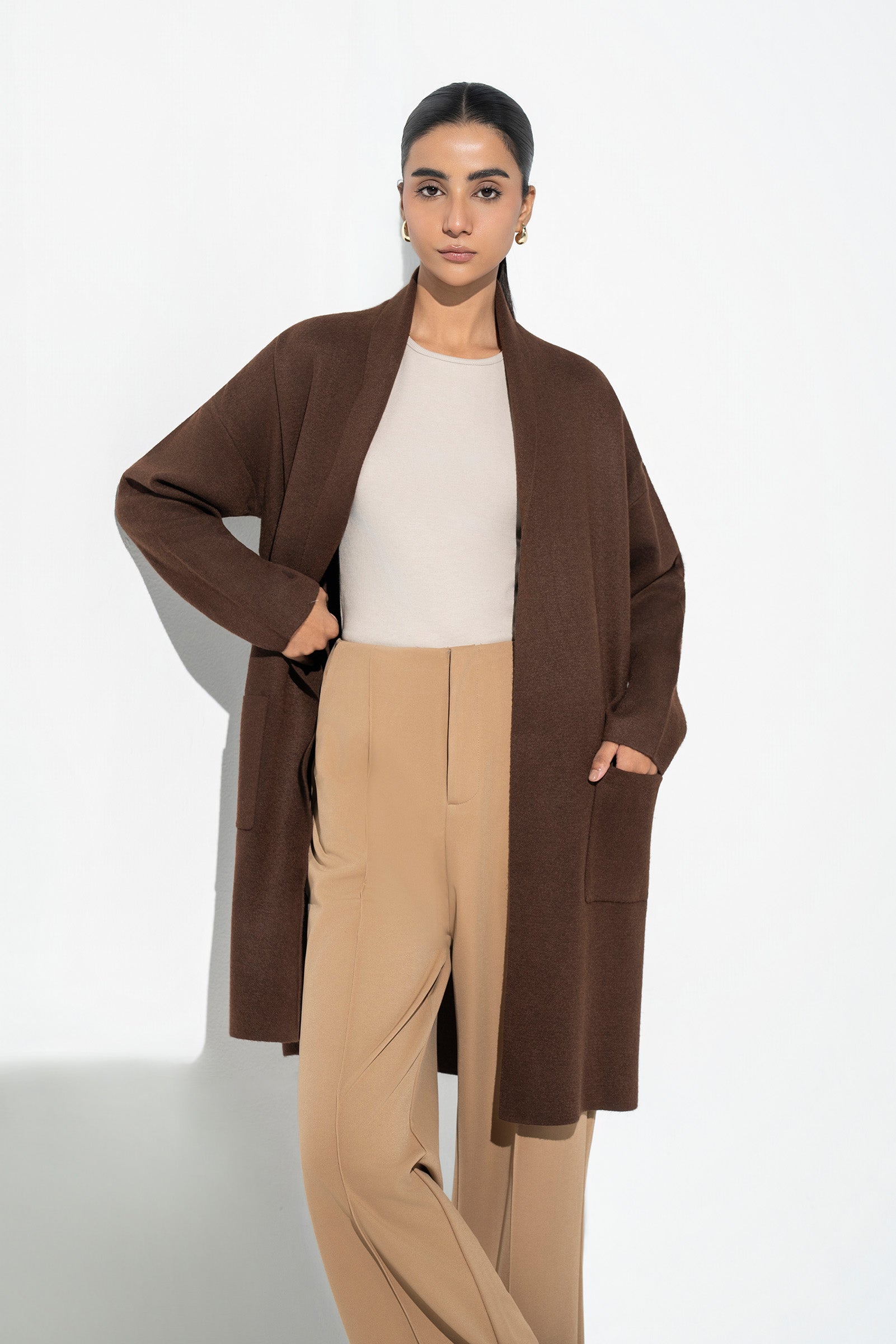 Knitted Shawl Cardigan