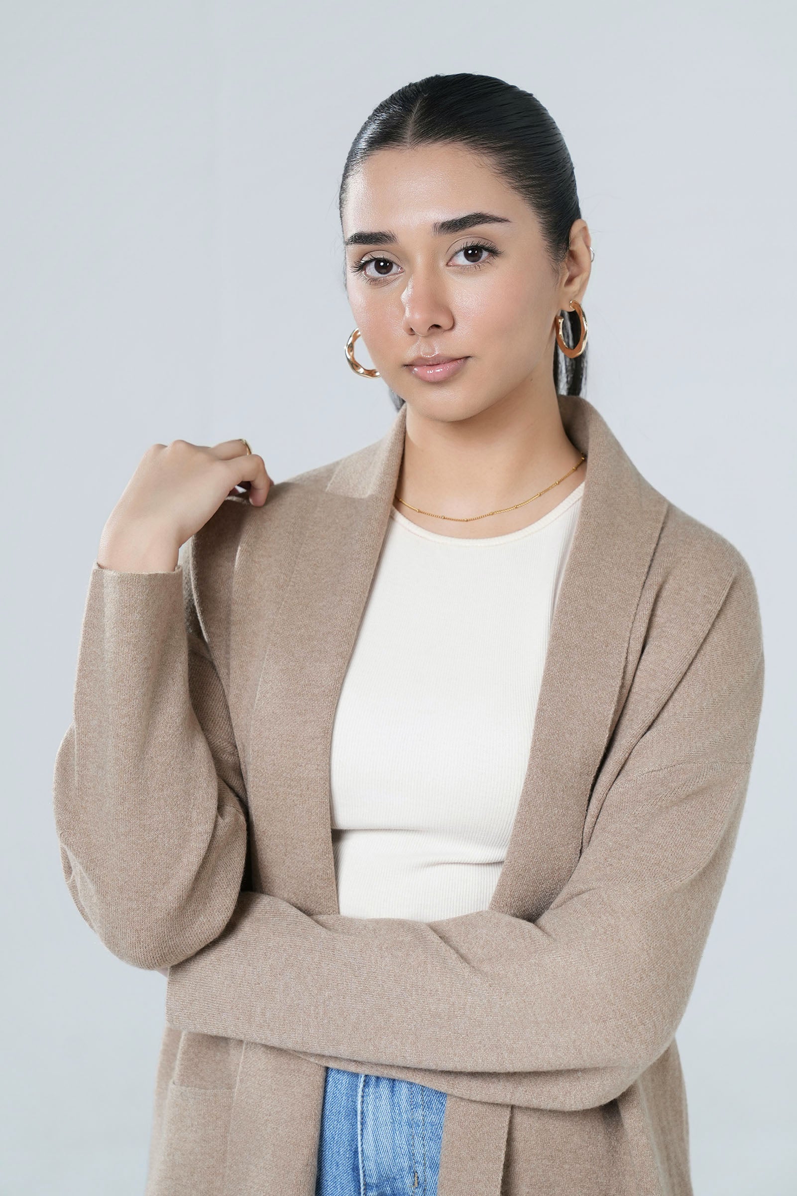 Knitted Shawl Cardigan