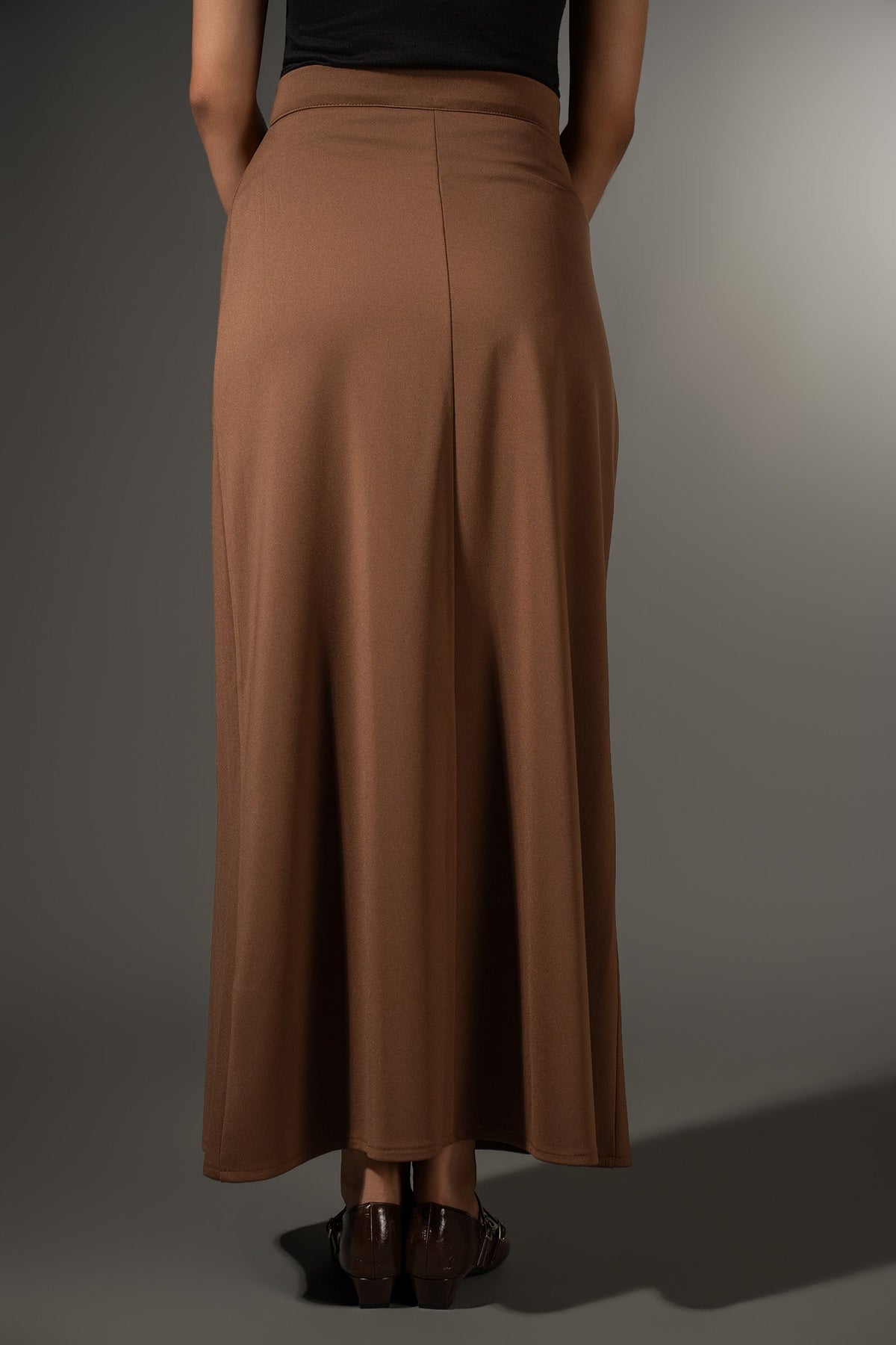 Flared Woven Skirt