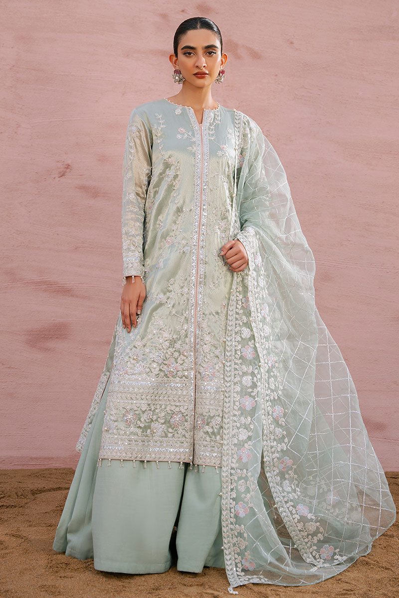 Whisper Dew-3Pc Tissue Embroidered Pret