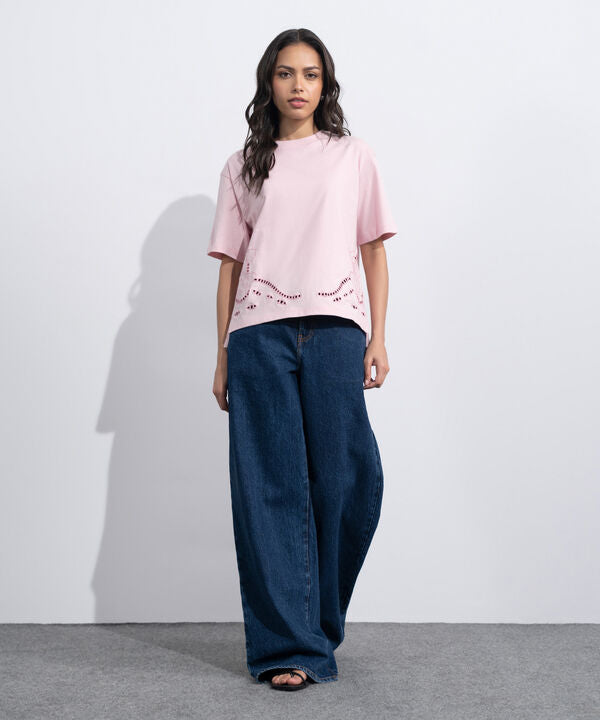 Broiderie Anglaise T-Shirt