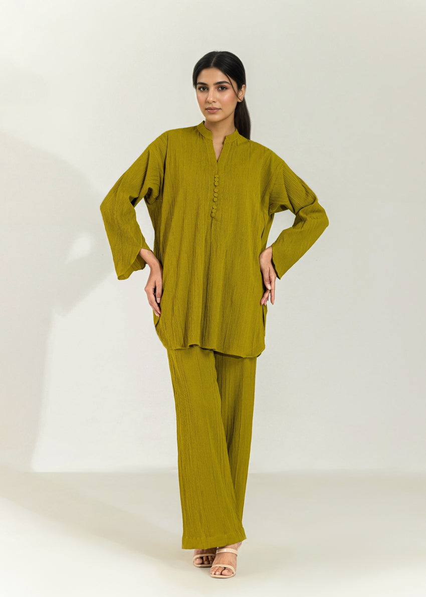 O-Green-Flannel-2 Piece (WP2PSBS26HR1F35)