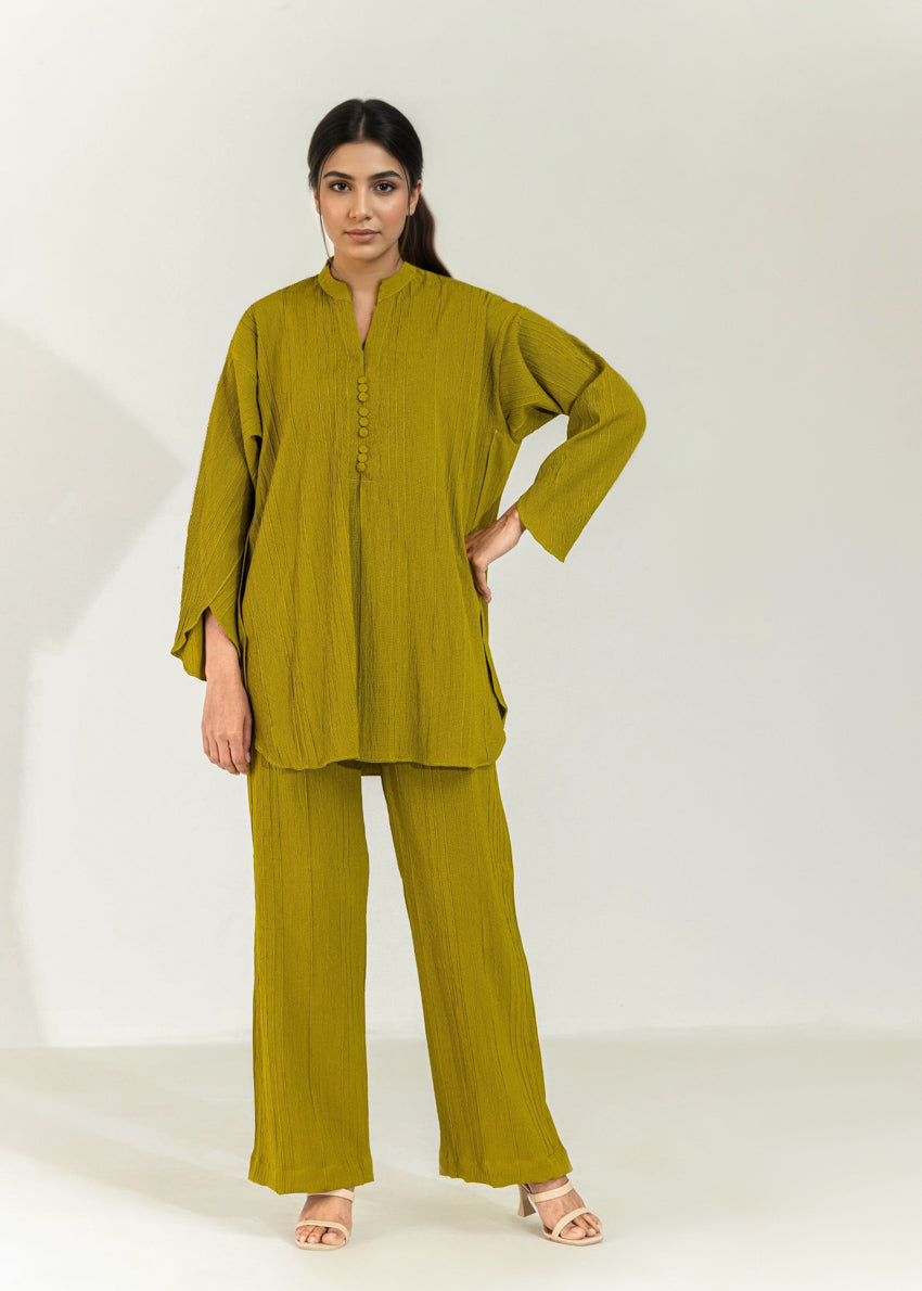 O-Green-Flannel-2 Piece (WP2PSBS26HR1F35)