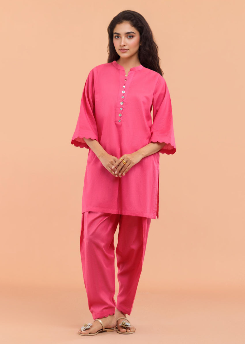 Hot-Pink-Lawn-2 Piece (WP2PSBS26HR3A14)
