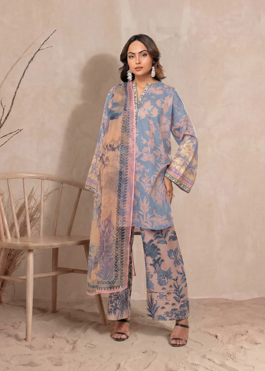 P-Pink-Lawn-3 Piece (WP3PPBS26B3A6)