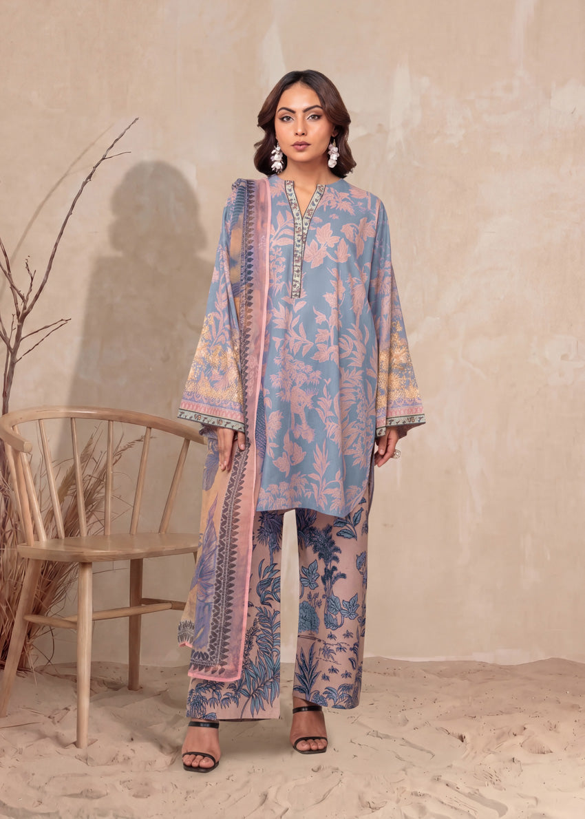 P-Pink-Lawn-3 Piece (WP3PPBS26B3A6)