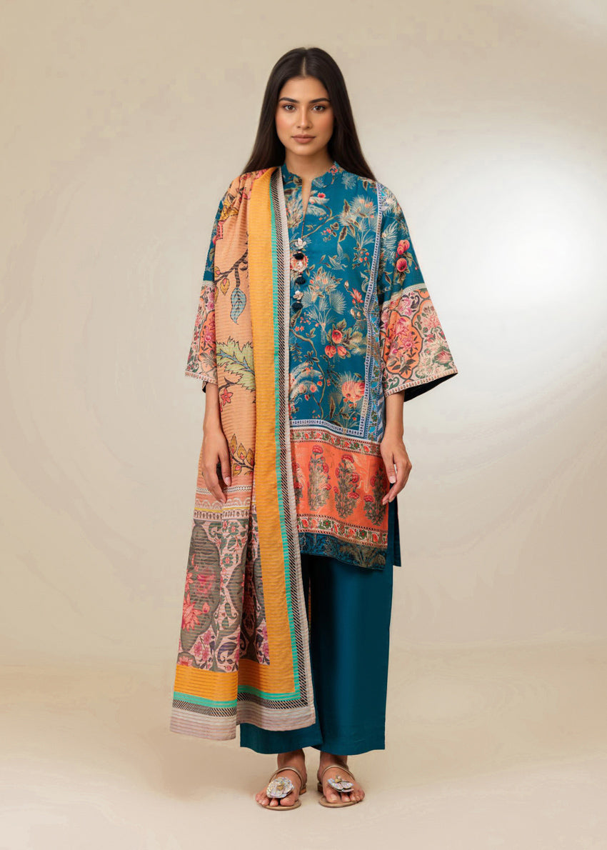 Blue-Jacquard-3 Piece (WP3PPBW25B10N33)