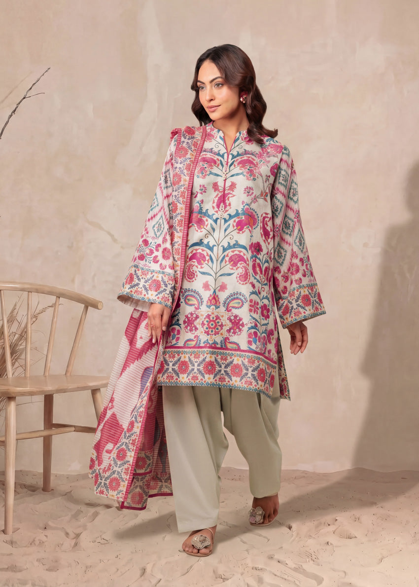 Beige-Fancy-Jacquard-3 Piece (WP3PPBW25B10N34)