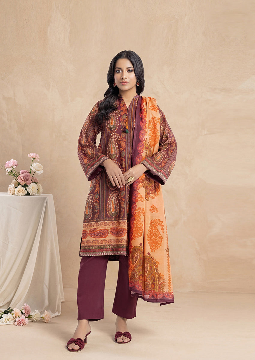 Multi-Khaddar-3 Piece (WP3PPBW25B11D16)