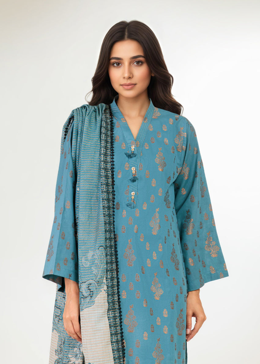 Blue-Jacquard-3 Piece (WP3PPBW25B11D18)