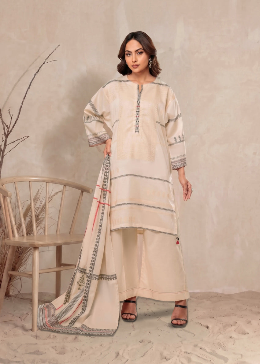 Parchment-Jacquard-3 Piece (WP3PSBS26B1F28)