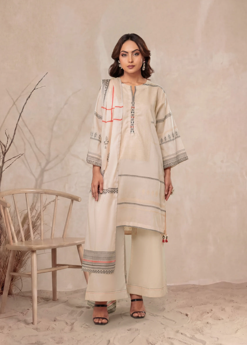 Parchment-Jacquard-3 Piece (WP3PSBS26B1F28)