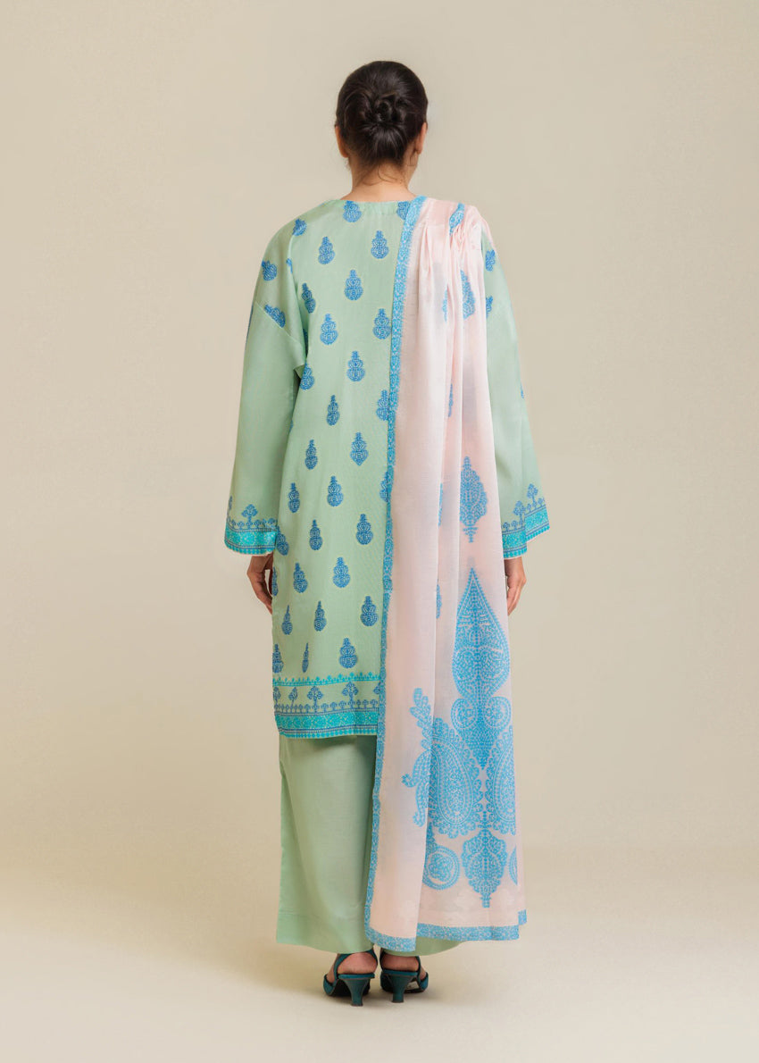 Seafoam-Jacquard-3 Piece (WP3PSBS26B1F30)