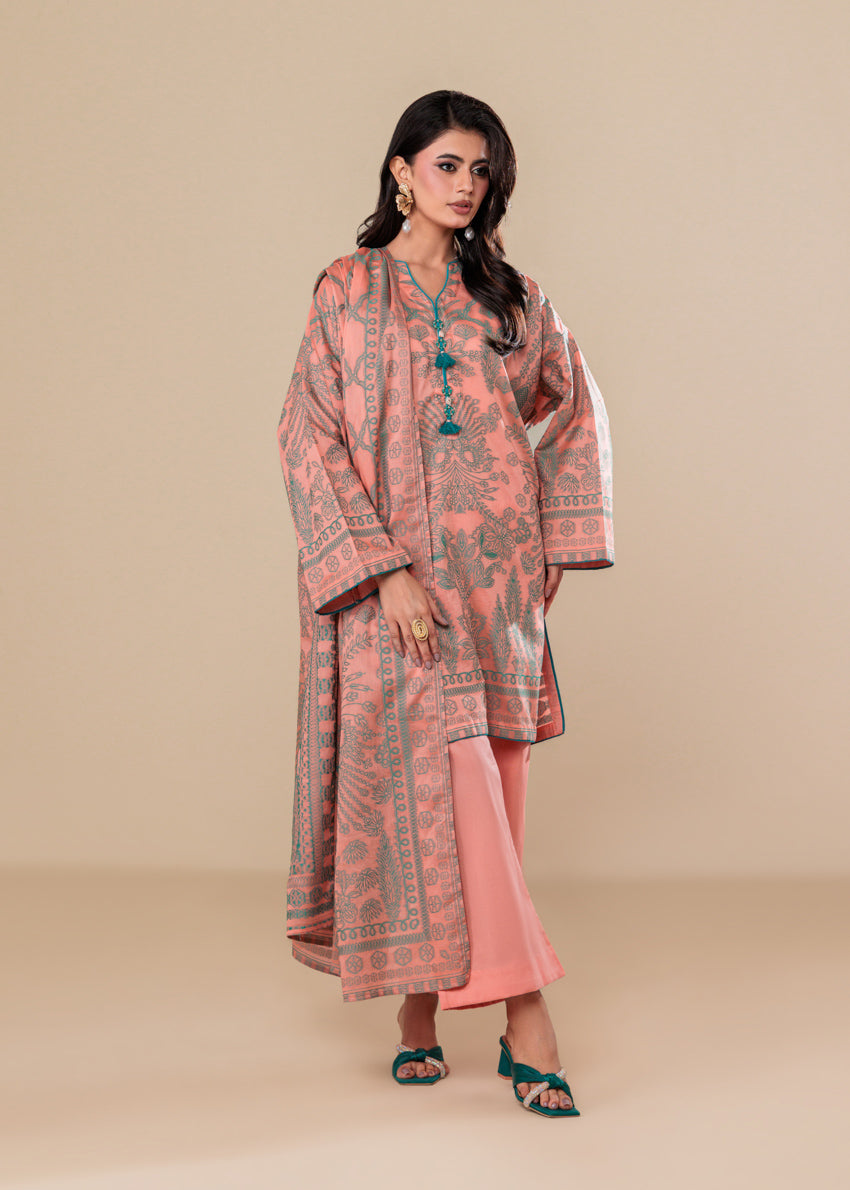 Peach-Jacquard-3 Piece (WP3PSBS26B2M28)