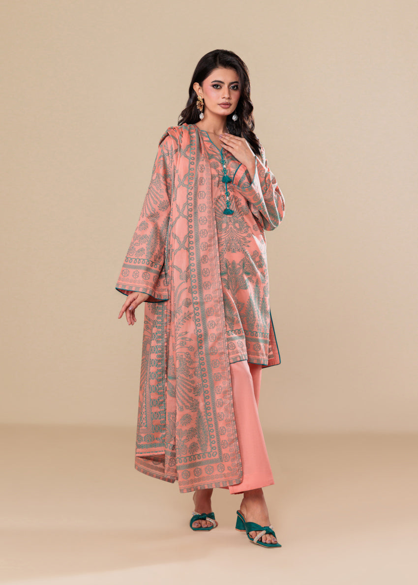 Peach-Jacquard-3 Piece (WP3PSBS26B2M28)