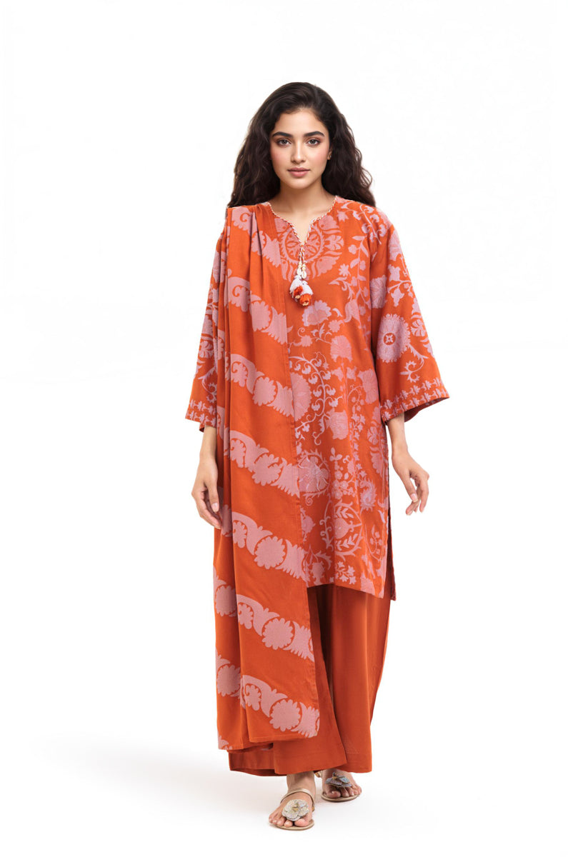 Rust-Jacquard-3 Piece (WP3PSBW25B10N50)
