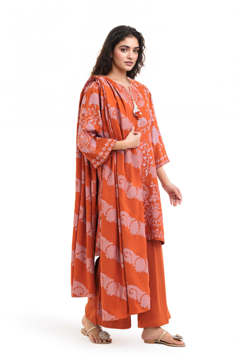 Rust-Jacquard-3 Piece (WP3PSBW25B10N50)
