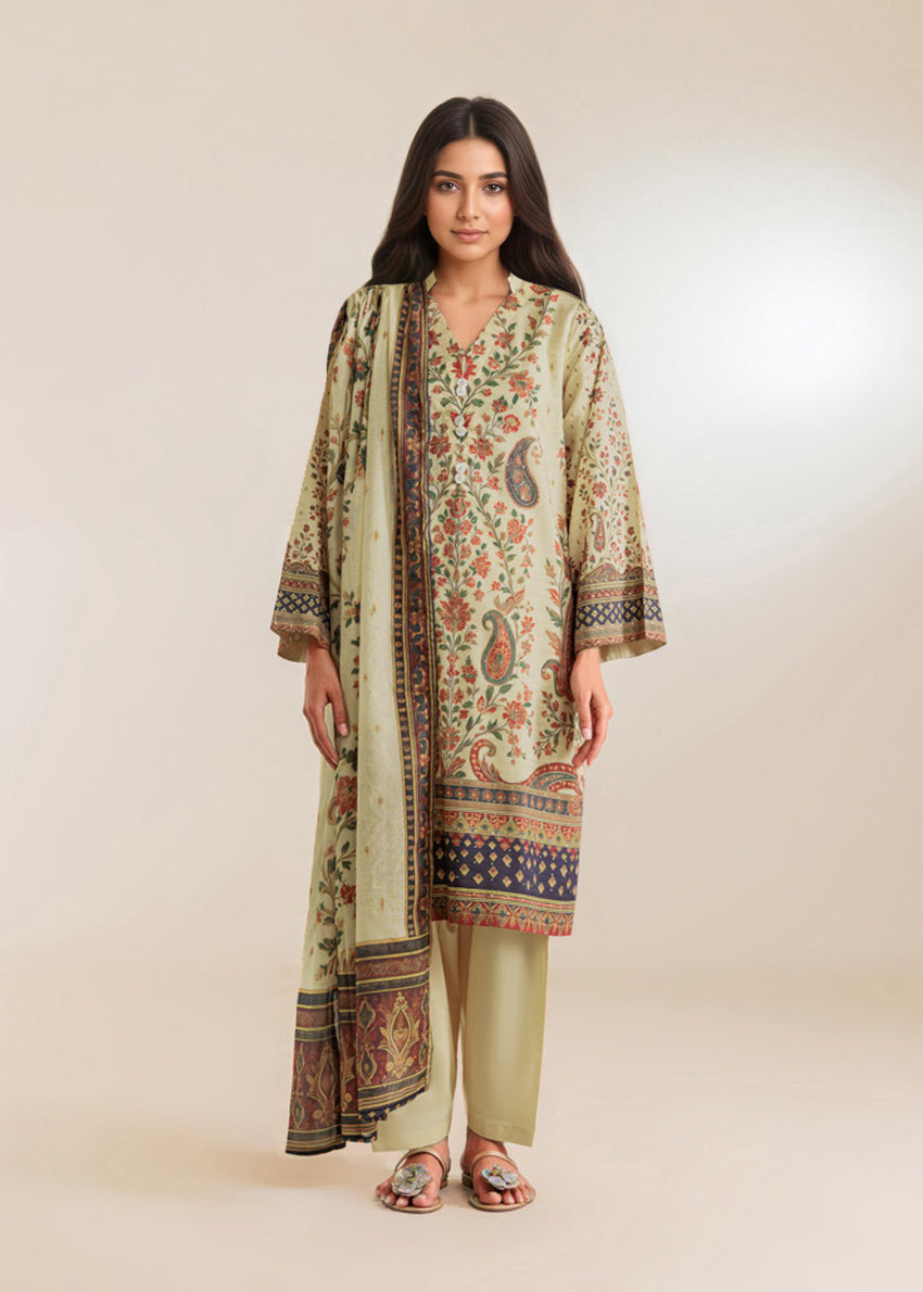 Cream-Textured-3 Piece (WP3PSBW25B11D44)