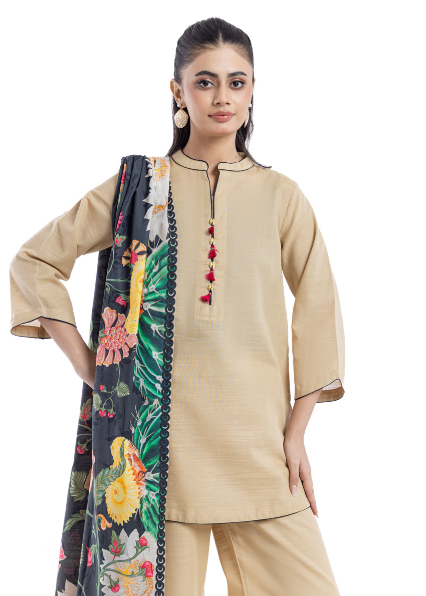 CREAM-KHADDAR-3 PIECE (WP3PSBW25HR10N12)