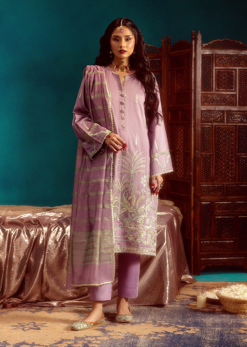 Lilac-Cotton-Silk-3 Piece (WP3PSFW25F10N4)