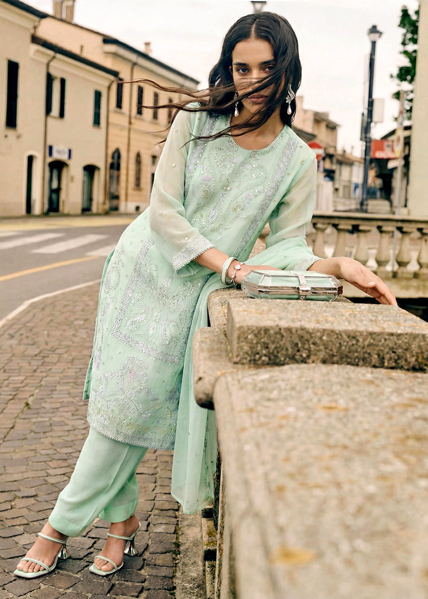 L-Sage-Chiffon-3 Piece (WP3PSFW25F10N6)