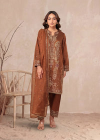 Rust-Fancy-Zari-3 Piece (WP3PSLW25L11D6)