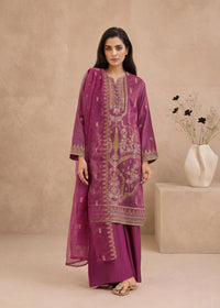 Pink-Zari-Line-3 Piece (WP3PSLW25L11D7)