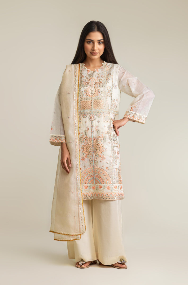 White-Lurex-Net-3 Piece (WP3PSLW25L9O5)