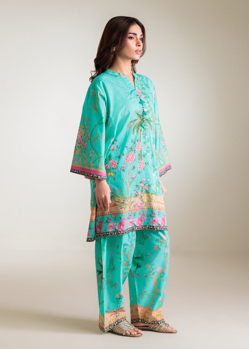 S-Green-Self-Jacquard-2 Piece (WPSTPBW25B10N13)