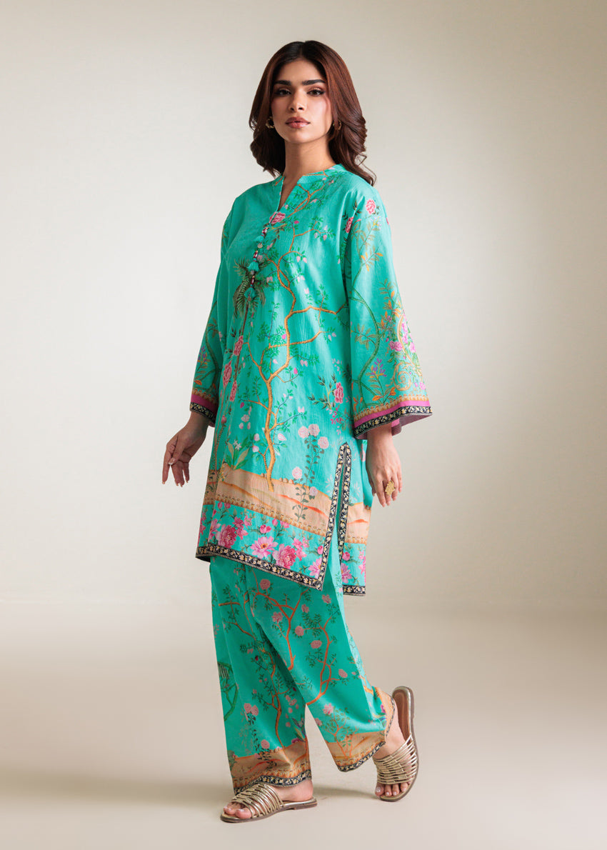 S-Green-Self-Jacquard-2 Piece (WPSTPBW25B10N13)